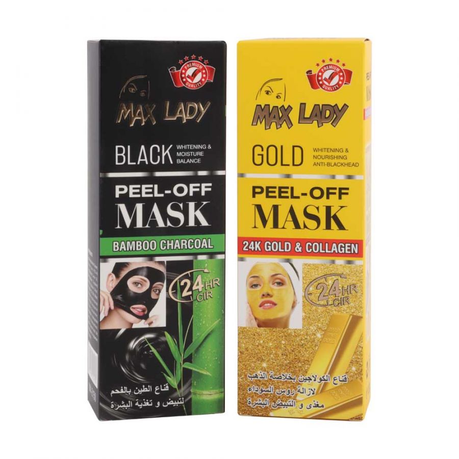 Max Lady peel of mask 